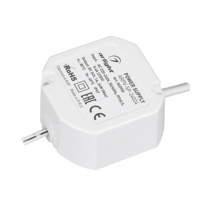 Блок питания Arlight ARPV-SP-24024 (24V, 1A, 24W) 040950, цвет белый