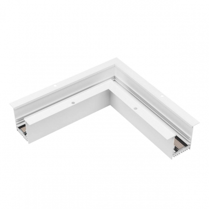 Коннектор L-образный встраиваемый Arlight Mag-Con-4560-F-L90 046839 цвет белый