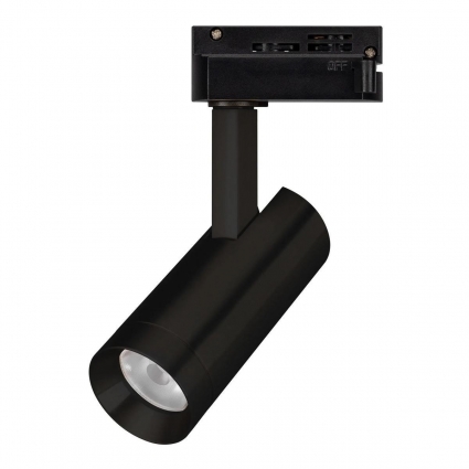 Трековый светодиодный светильник Arlight LGD-SPOT-2TR-R45-7W Warm3000 (BK, 24 deg, 230V) 042539, в современном стиле, цвет черный