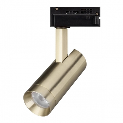Трековый светодиодный светильник Arlight LGD-SPOT-2TR-R45-7W Warm3000 (BR, 24 deg, 230V) 042544, в современном стиле, цвет бронза