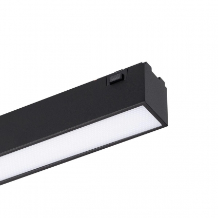 Трековый светодиодный светильник Arlight Mag-Vibe-Flat-L485-24W Warm3000 044437 в современном стиле, цвет черный