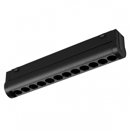 Трековый светодиодный светильник Arlight Mag-Vibe-Laser-Turn-L209-12W Day4000-Mix 044177 в современном стиле, цвет черный