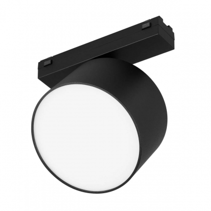 Трековый светодиодный светильник Arlight Mag-Vibe-Rondo-R90-10W Warm3000 044473 в современном стиле, цвет черный