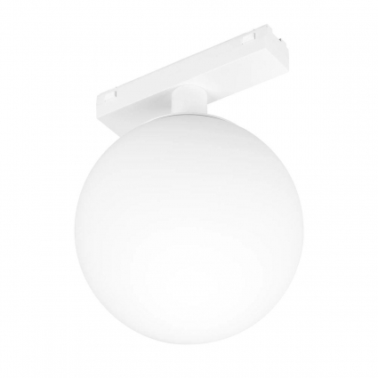 Трековый светодиодный светильник Arlight Mag-Vibe-Sfero-R120-6W Warm3000 044458 в современном стиле, цвет белый