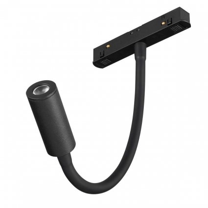 Трековый светодиодный светильник Arlight Mag-Orient-Spot-Flex-R25-3W Day4000 044647 в современном стиле, цвет черный