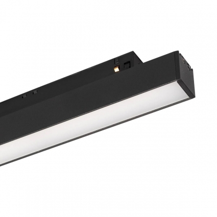Трековый светодиодный светильник Arlight Mag-Orient-Flat-L350-12W Warm3000 049588 в современном стиле, цвет черный