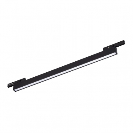 Трековый светодиодный светильник Arlight Mag-Microcosm-Flat-L300-8W Warm3000 043271 в современном стиле, цвет черный
