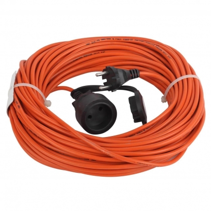 Удлинитель силовой ЭРА UPx-1-2x0.75-30m-IP44 Б0043038 цвет оранжевый