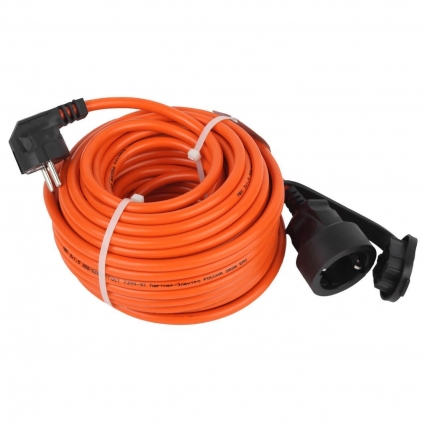 Удлинитель силовой ЭРА UPx-1e-3x1.5-20m-IP44 Б0046816 цвет оранжевый, мощность 3500 Вт