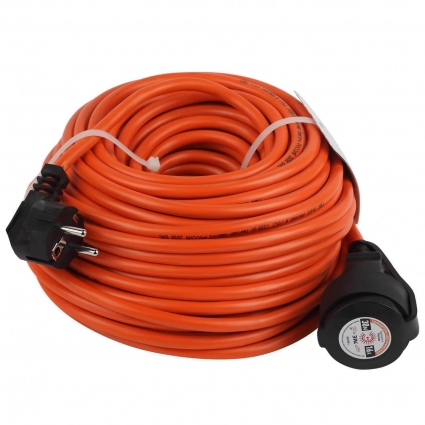 Удлинитель силовой ЭРА UPx-1e-3x1.5-30m-IP44 Б0046817 цвет оранжевый, мощность 3500 Вт