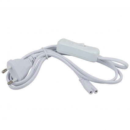 Сетевой шнур ЭРА LLED-CABLE-1.5m-SW-W Б0025694 цвет белый