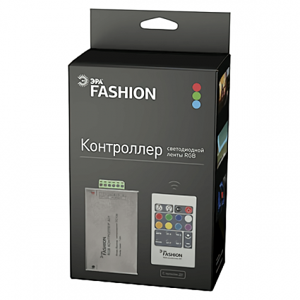 Контроллер для светодиодной RGB ленты ЭРА RGBcontroller-12-A01-RF C0043982 в современном стиле, цвет серый