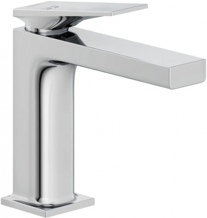 Смеситель для раковины Kludi Decus 542890575, EcoPlus, хром, однорычажный, длина излива 12.5 см