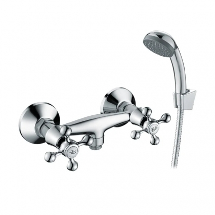 Смеситель для душа Decoroom DR54 DR54055, хром, двухвентильный