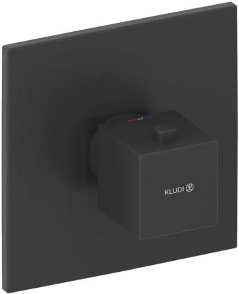 Термостат Kludi Decus 547393975, черный матовый, термостат