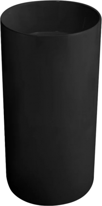 Раковина SantiLine SL-4014МВ черная матовая цвет черный