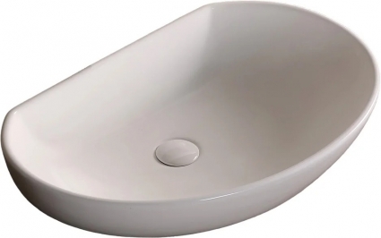 Накладная раковина Cerutti Spa CR7074, 61, белая, цвет белый