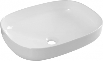 Накладная раковина Aquanet Elegant 326056, глянцевая белая, цвет белый