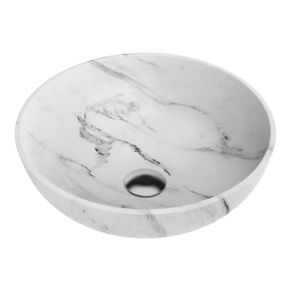 Накладная раковина Omoikiri Hitomi 41, WH Marble