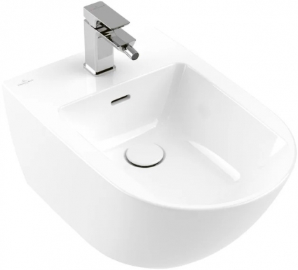Биде подвесное Villeroy & Boch Subway 3.0 44700001, альпийский белый, овальное