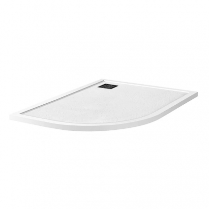 Поддон для душа BelBagno Uno TRAY-MR-UNO-RH-120/90-550-35-W-R-NO, 120х90, белый, с сифоном, прямоугольный-асимметричный, низкий