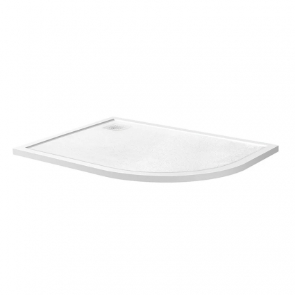 Поддон для душа BelBagno Uno TRAY-MR-UNO-RH-120/90-550-35-W-L-BO, 120х90, белый, с сифоном, прямоугольный-асимметричный, низкий