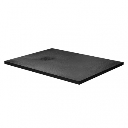 Поддон для душа BelBagno Uno TRAY-MR-UNO-AH-120/80-35-NERO-NO, 120х80, черный матовый, с сифоном, прямоугольный, низкий