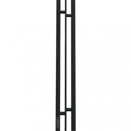 Полотенцесушитель электрический Point Фрея PN20718B, 10x80, черный, I-образный