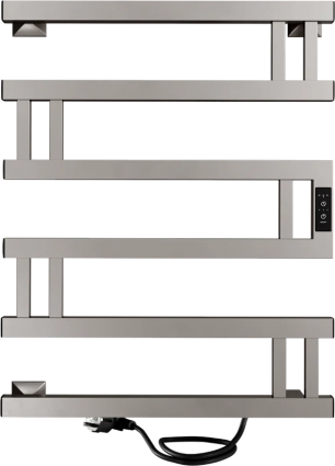 Полотенцесушитель электрический Indigo Muza DGM60-50GNSRt, gun metal, E-образный