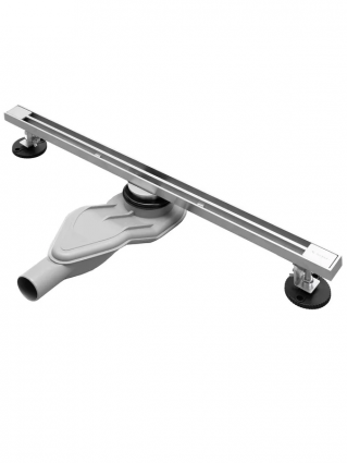 Душевой трап (лоток) AltroBagno Stella 071222 Ni (60), никель, выпуск боковой