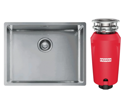 Комплект Мойка Franke Box BXX 210-54 нержавеющая сталь + Измельчитель 134.0715.096 полированная, прямоугольная