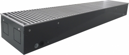Конвектор отопления Elsen EKN 240х120х1200 на площадь 4.78 кв.м., хром, 120x24x12 см
