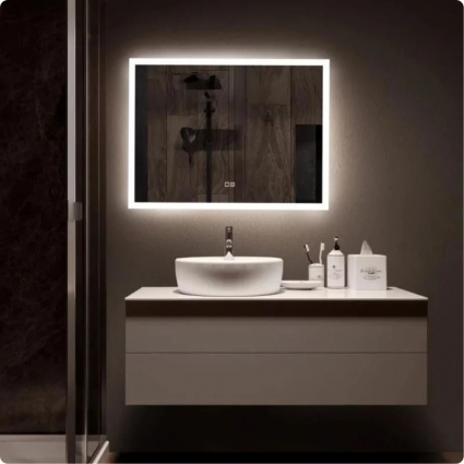Зеркало в ванную AQUAme 80x60