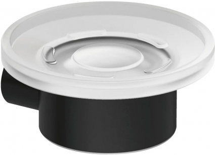 Мыльница Kludi Vela R 5898539, черный матовый, подвесная