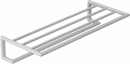 Полотенцедержатель Kludi Vela R 5898953, 60 см, с полкой, белый матовый, подвесной