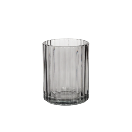 Стакан Fora Smoky topaz FOR-GLASS-ST044 дымчатый черный,  в современном стиле