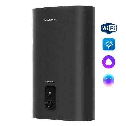Накопительный водонагреватель Royal Thermo Major Inverter Grafit RWH 30, электрический, 2 кВт, ТЭН, серый