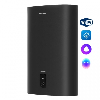 Накопительный водонагреватель Royal Thermo Major Inverter Grafit RWH 80, электрический, 2 кВт, ТЭН, серый