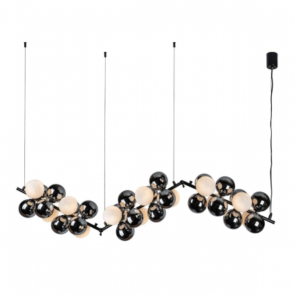 Подвесная люстра Modelux Modestyle MS.8055.12 BK в стиле модерн, цвет черный
