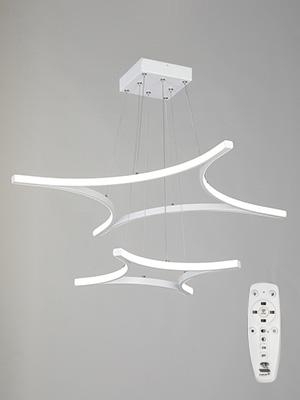 Люстра Vitaluce V2511DT-0/4+4S в стиле Хай-тек, цвет белый, мощность 46 Вт