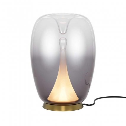 Настольная светодиодная лампа Maytoni Splash MOD282TL-L15G3K в стиле модерн, цвет серый