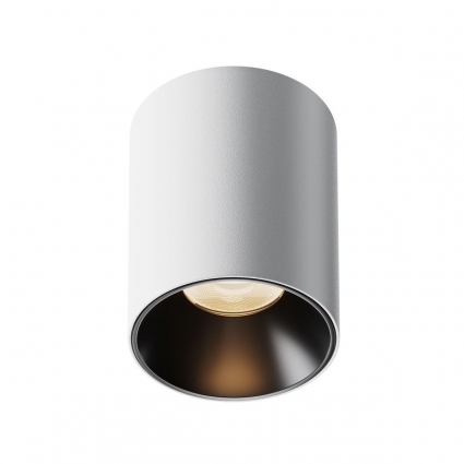 Потолочный светодиодный светильник Maytoni Technical Alfa Led C064CL-12W3K-RD-WB в современном стиле, цвет белый