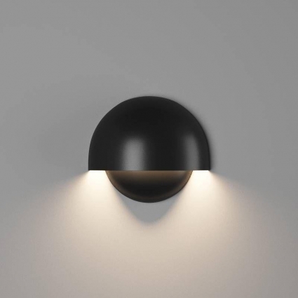 Настенный светодиодный светильник DesignLed GW Mushroom GW-A818-10-BL-WW 004440 в современном стиле, цвет черный