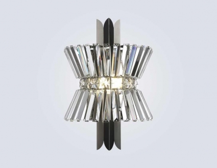 Настенный светильник с хрусталем Ambrella light High Light LH41032, в стиле арт-деко