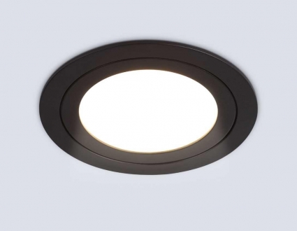 Светильник встраиваемый Ambrella Light TN6604 в стиле Хай-тек, цвет черный