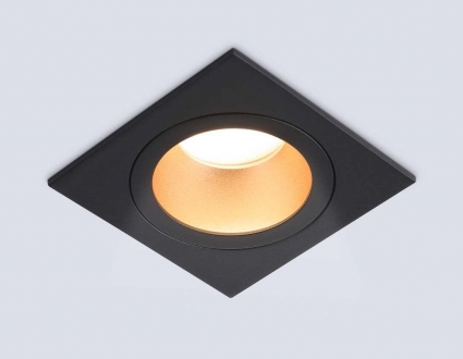 Светильник встраиваемый Ambrella Light TN102829 в стиле Хай-тек, цвет черный
