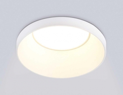 Светильник встраиваемый Ambrella Light TN102801 в стиле Хай-тек, цвет белый