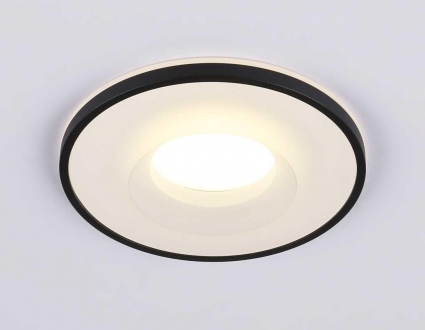 Светильник встраиваемый Ambrella Light TN3201 в стиле Хай-тек, цвет черный