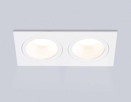 Светильник встраиваемый Ambrella Light TN102830 в стиле Хай-тек, цвет белый