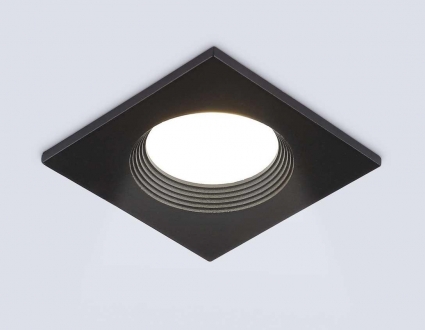 Светильник встраиваемый Ambrella Light TN102818 в стиле Хай-тек, цвет черный